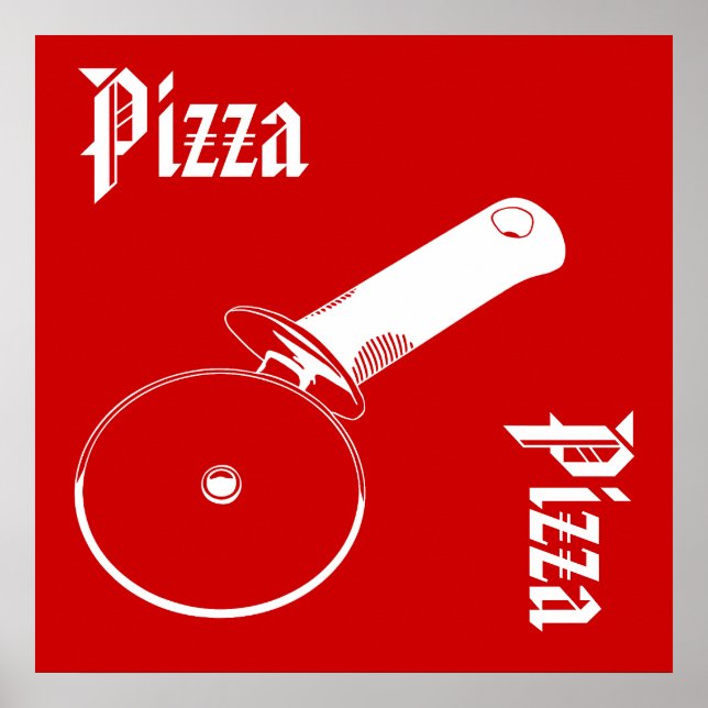 Póster Poster Pizza (Frente)
