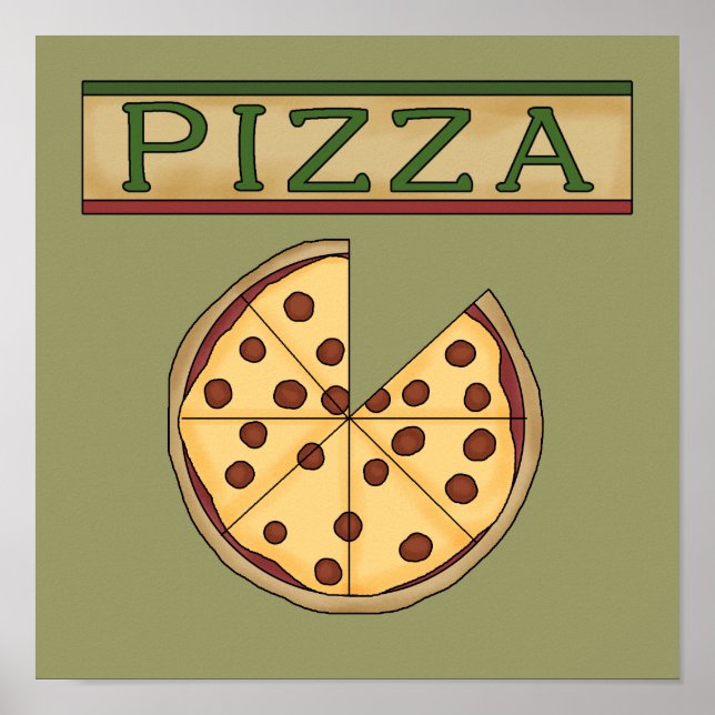 Póster Poster Pizza (Frente)