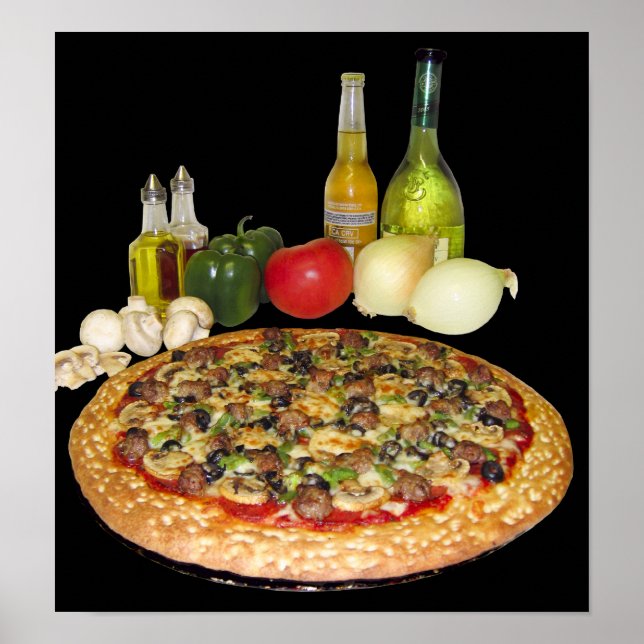 Póster Poster Pizza (Frente)