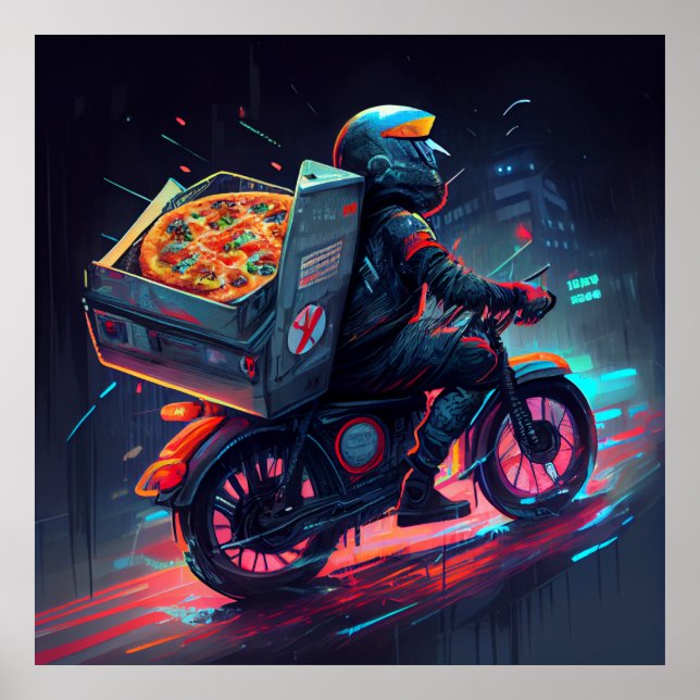 Póster Poster Pizza (Frente)
