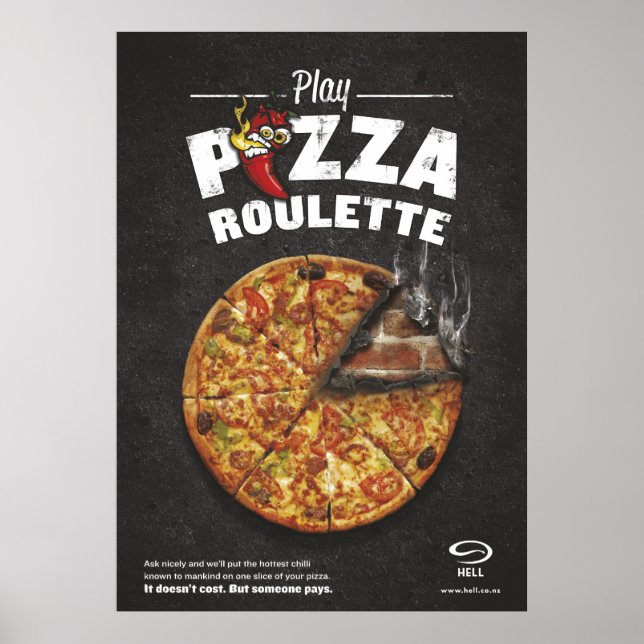 Póster Poster Pizza Roulette (Frente)