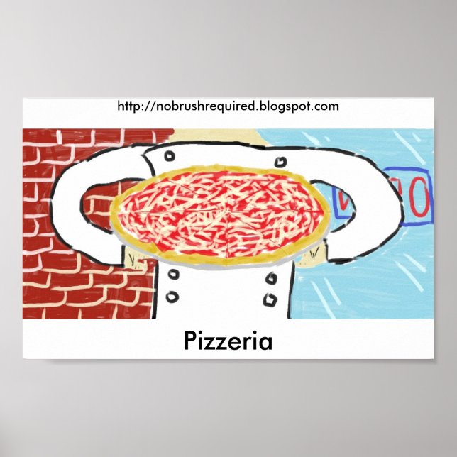 Póster Poster Pizzeria (Frente)