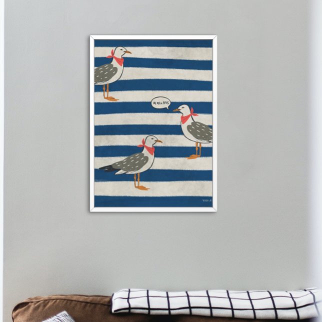 Póster Poster plana Minimalista de gaviota (Subido por el creador)