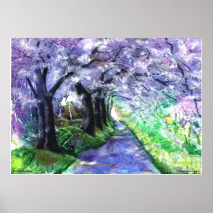 Póster Poster PMACarlson Purple Pathway