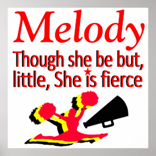 Póster Poster POCO PERO FERIZ PERSONALIZADO DE CHEERLEADI