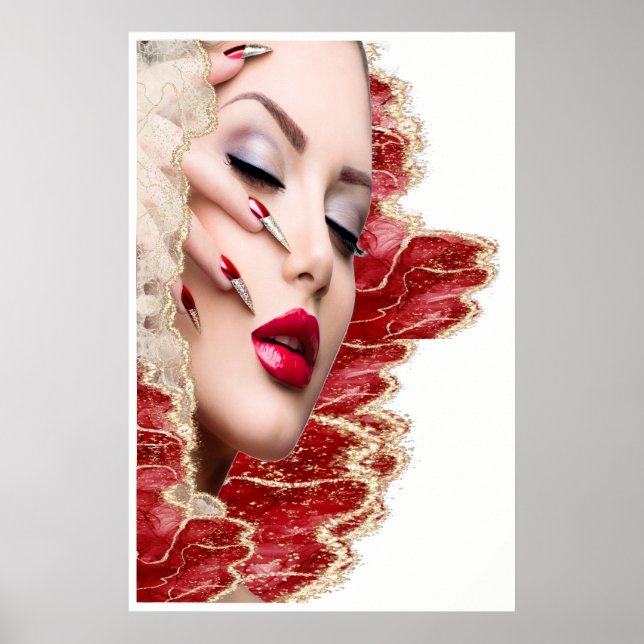 Póster Poster polaco de las paredes elegantes (Frente)