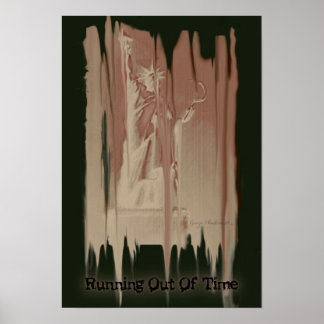 Póster poster político de 13x19 "Se acaba el tiempo"