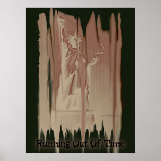 Póster poster político de 18x24 "Se acaba el tiempo"