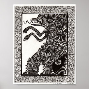 Póster Poster popular del monstruo