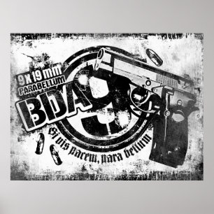 Póster Poster Poster BDA 9