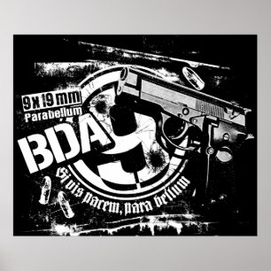 Póster Poster Poster BDA 9