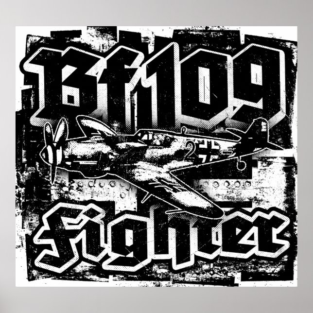 Póster Poster Poster Bf 109 (Frente)