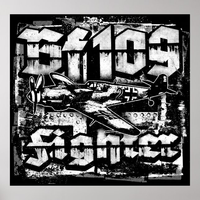 Póster Poster Poster Bf 109 (Frente)