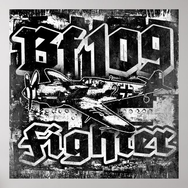 Póster Poster Poster Bf 109 (Frente)