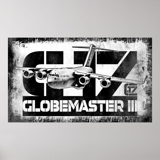 Póster Poster Poster C-17 Globemaster III (Frente)