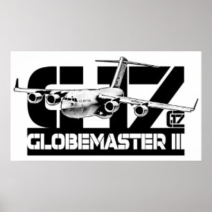 Póster Poster Poster C-17 Globemaster III