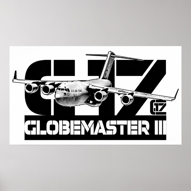 Póster Poster Poster C-17 Globemaster III (Frente)