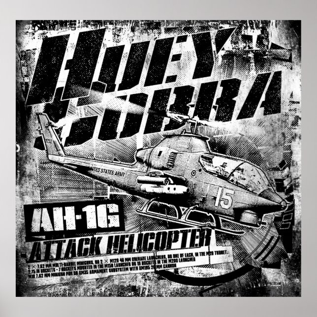 Póster POSTER Poster de AH-1G HueyCobra (Frente)
