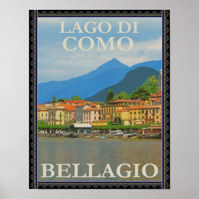 Póster Poster Poster de Bellagio Italia (Frente)