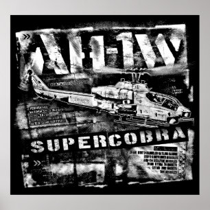 Póster POSTER Poster de SuperCobra AH-1