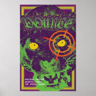 Póster poster "POUNCE"