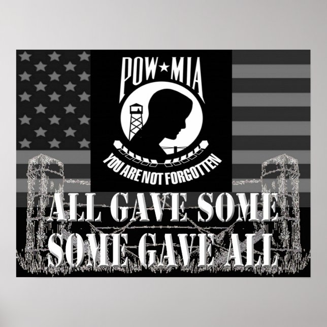 PÓSTER POSTER POW/MIA (Frente)