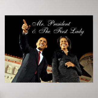 Póster Poster Presidente y Primera Dama