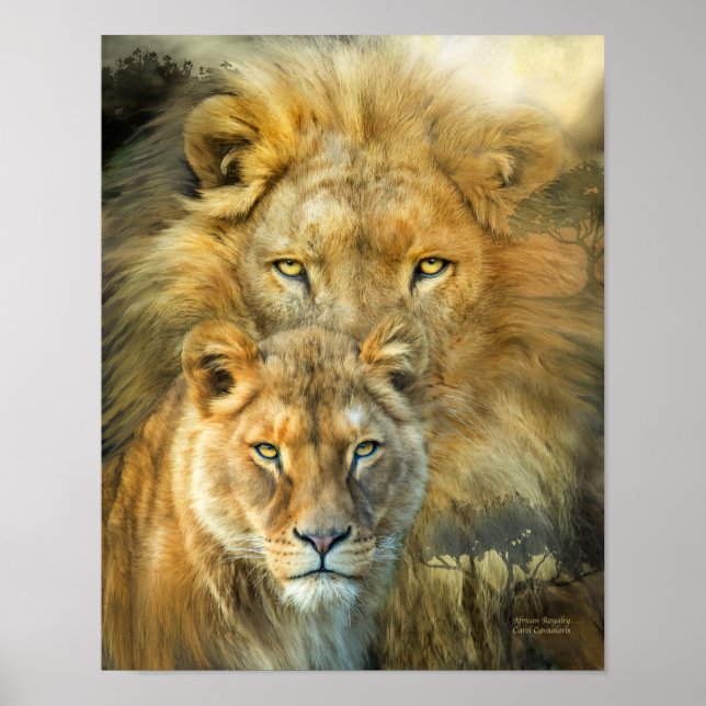 Póster Poster/Princesa De León Y León De La Realeza Afric (Frente)