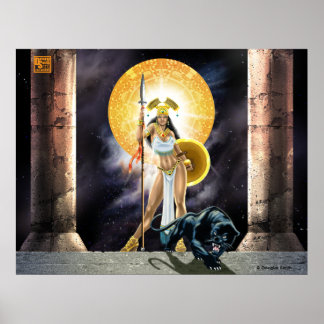 Póster Poster Princesa Guerrera Azteca