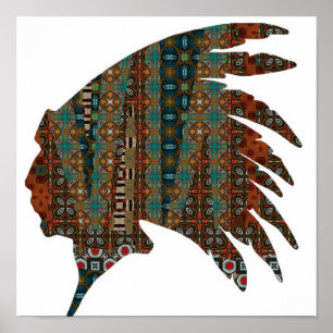 Póster Poster Principal Nativo Estadounidense