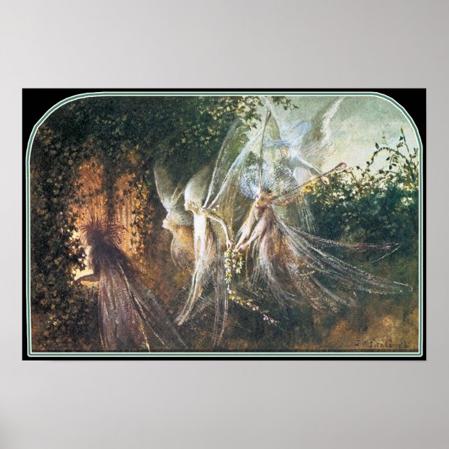 Póster Poster/Print: Fairies by John Anster Fitzgerald (Frente)