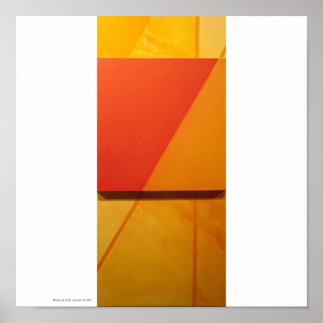 Póster Poster/Print: "Overlay I-Orange" (Frente)