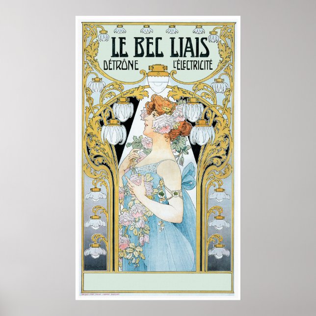 Póster Poster Privat-Livemont Imprimir: Le bec Liais (Frente)