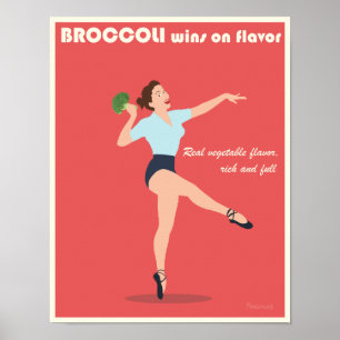 Póster Poster promocional de brócoli - 11x14