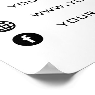 Póster Poster promocional de personalizado Business Compa