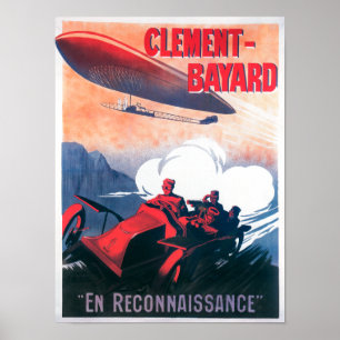 Póster Poster promocional del dirigible de Adjudant
