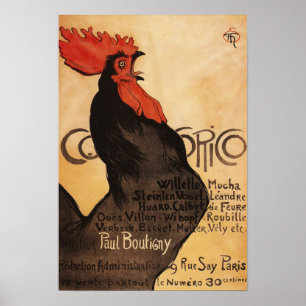 Póster Poster promocional del gallo periódico de Cocoric
