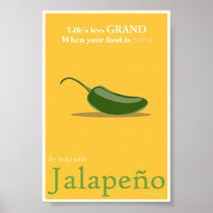 Póster Poster promocional del Jalapeno - 4x6