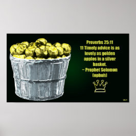 Póster Poster Proverb 25:11