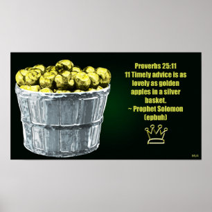Póster Poster Proverb 25:11