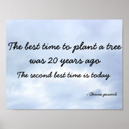 Póster Poster Proverbio Chino