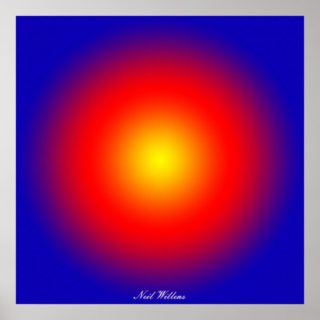 Póster Poster psicodélico (Frente)