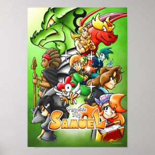 Póster Poster psíquico de Samuel del muchacho