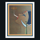 Póster Poster publicitario Art Deco Vintage 16 x 20<br><div class="desc">Muy bonito,  Art Deco,  anuncio vintage de cigarrillos de copo. medidas posters 16 x 20.</div>