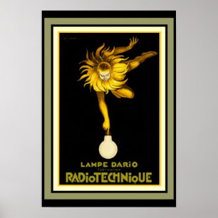 Póster Poster publicitario de época 13 x 19
