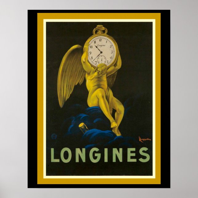 Póster Poster publicitario vintage de longitud impresiona (Frente)