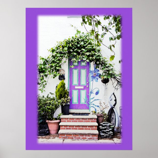 Póster Poster Purple Door (Frente)