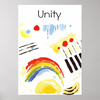 Póster poster Quaker de unidad