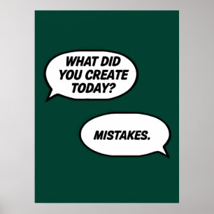 Póster Poster que intenta y falla - Gracioso creador de a