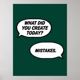 Póster Poster que intenta y falla - Gracioso creador de a